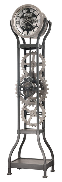 Theodore Industrial Grandfather Clock by Howard Miller