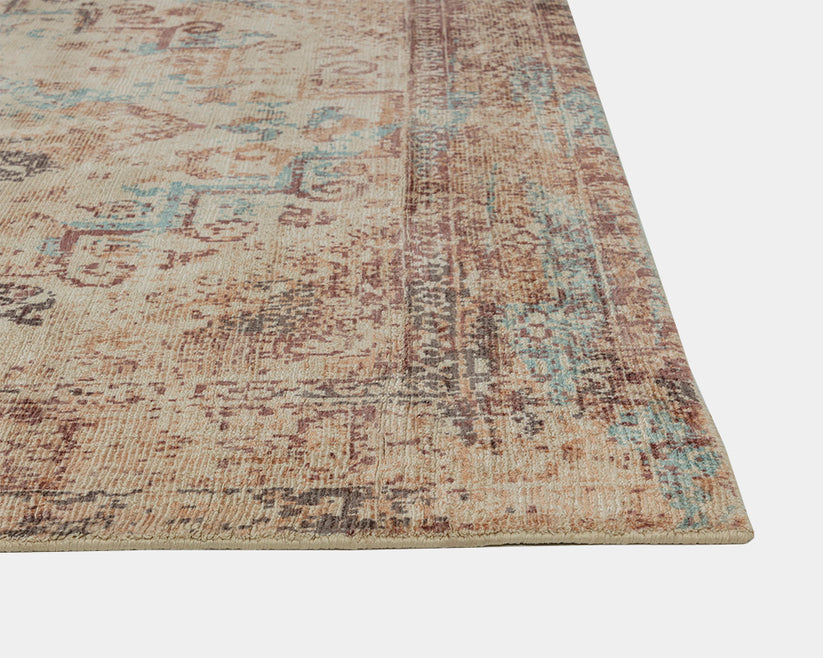 Zagora Loom Knotted Rug Rust