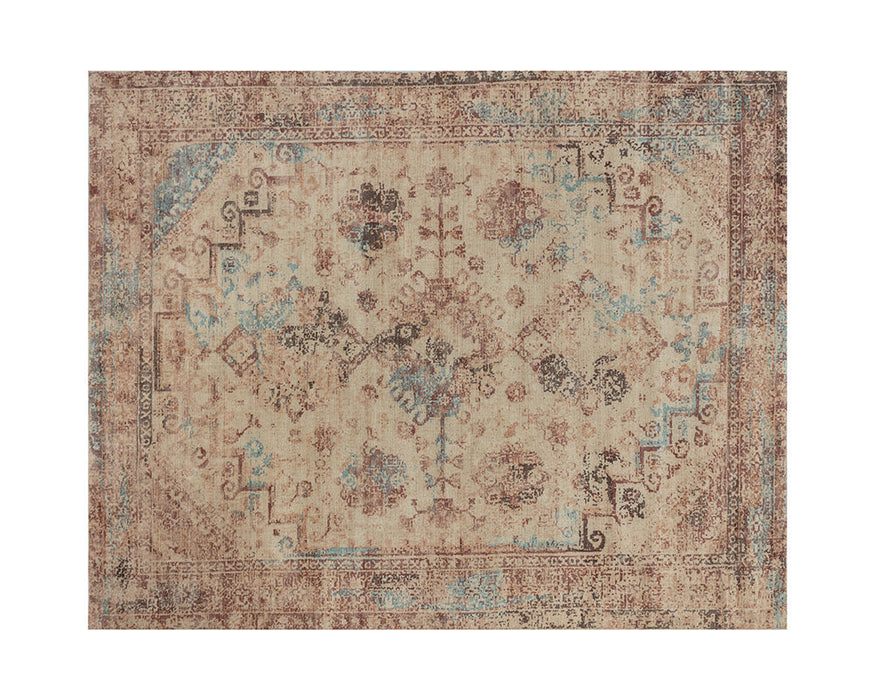 Zagora Loom Knotted Rug Rust