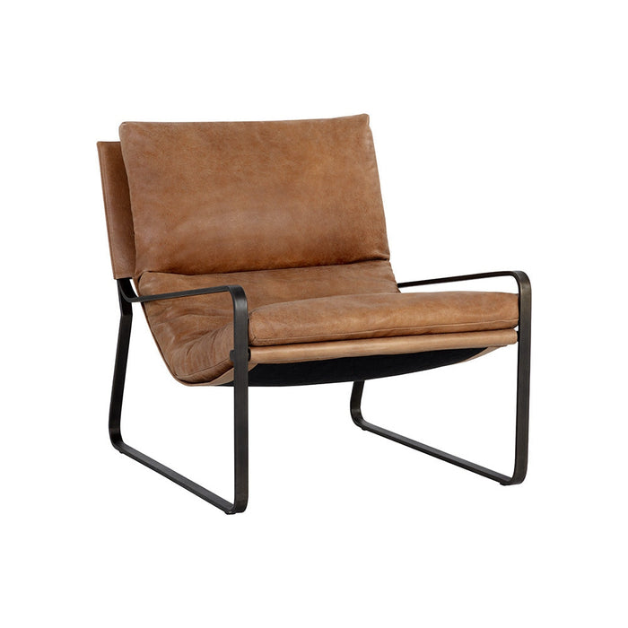 Zancor Lounge Chair - Gunmetal