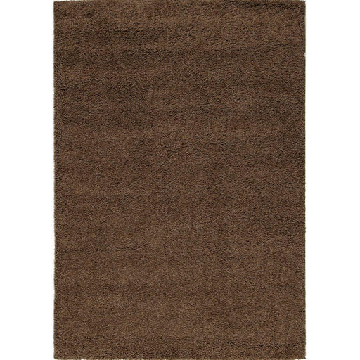 Brown Shaggy Solid Rug - Sterling House Interiors