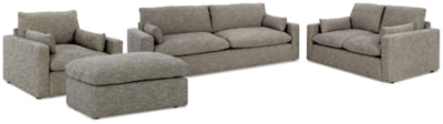 Dramatic Sofa, Loveseat, Oversized Chair and Ottoman