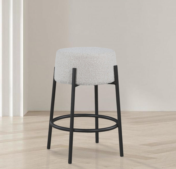 Avalon Boucle Fabric Counter Stool - Sterling House Interiors