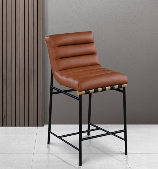 Burke Faux Leather Counter Stool - Sterling House Interiors