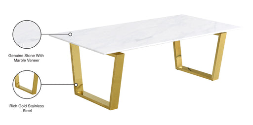 Cameron Gold Coffee Table - Sterling House Interiors