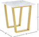 Cameron Gold End Table - Sterling House Interiors