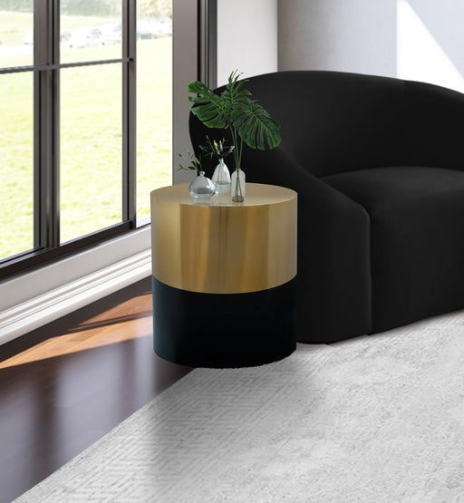 Sun Black / Gold End Table - Sterling House Interiors