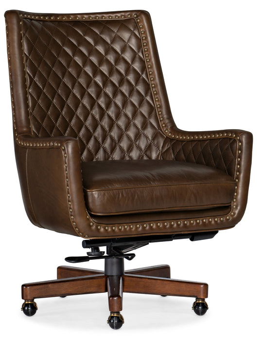 Kent Executive Swivel Tilt Chair Brown Dark