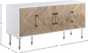 Jive White Lacquer Sideboard/Buffet - Sterling House Interiors