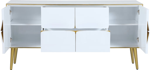 Pop White / Gold Sideboard/Buffet - Sterling House Interiors