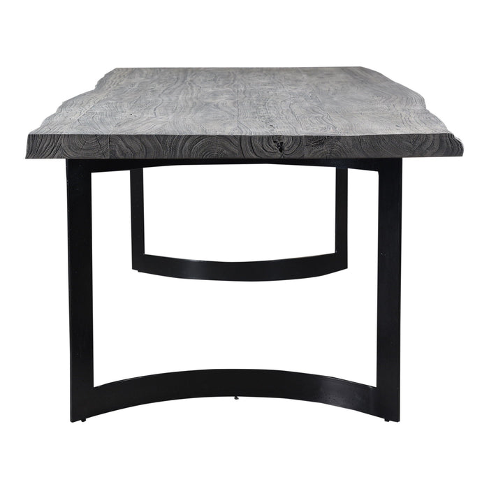 Bent Dining Table Small Weathered Gray