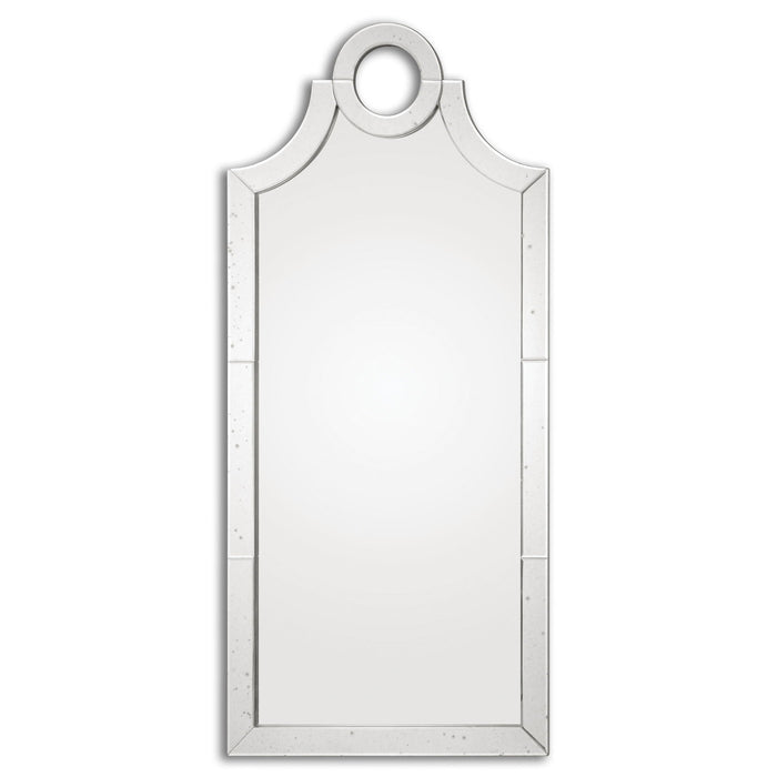 Acacius Arched Mirror Pearl Silver