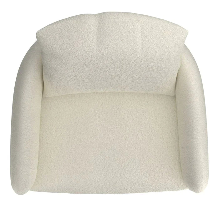 Zana Accent Chair in Cream Boucle - Furniture Depot