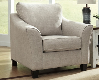 Abney Sofa Chaise, Chair, and Ottoman