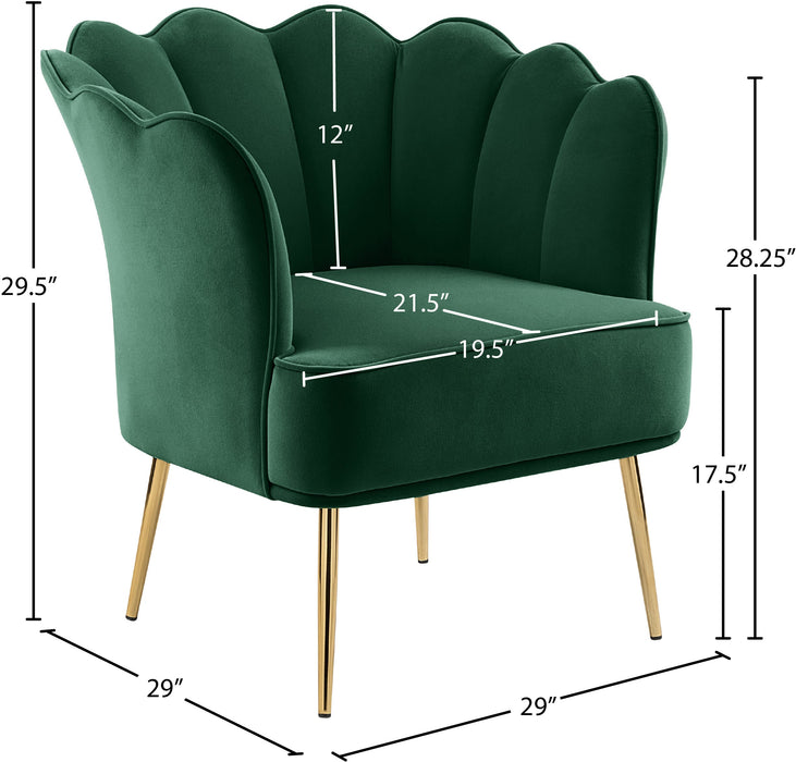 Jester Velvet Accent Chair - Sterling House Interiors