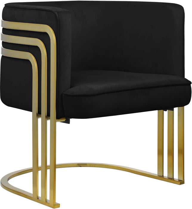Rays Velvet Accent Chair - Sterling House Interiors