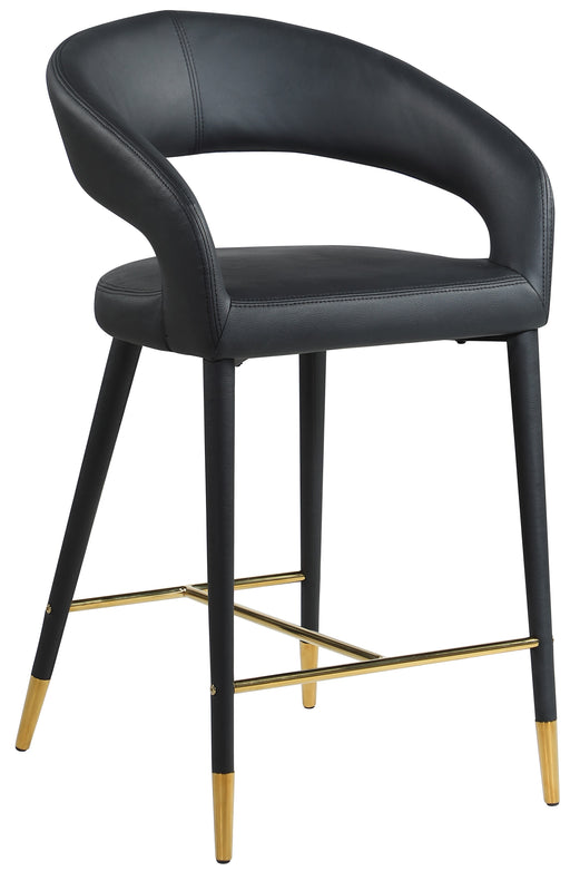 Destiny Faux Leather Stool - Sterling House Interiors