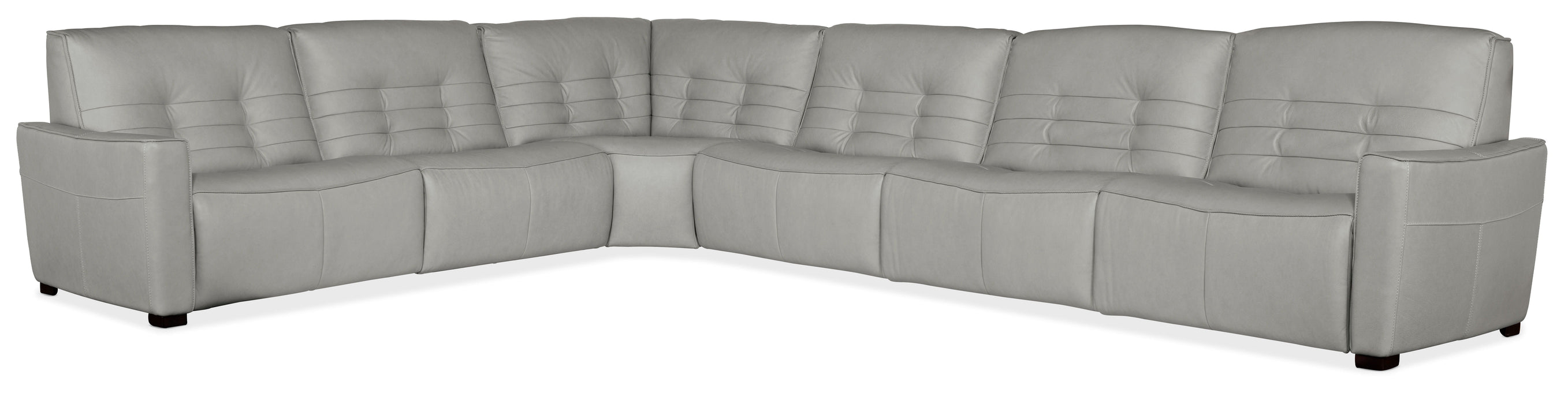 Reaux 6-Piece Power Recline Sectional With Power Recliners