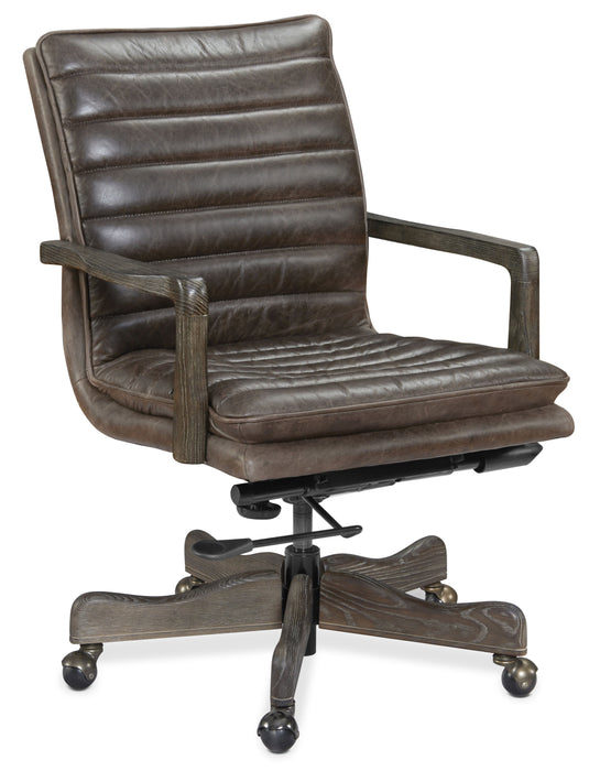 Langston Executive Swivel Tilt Chair With Metal Base