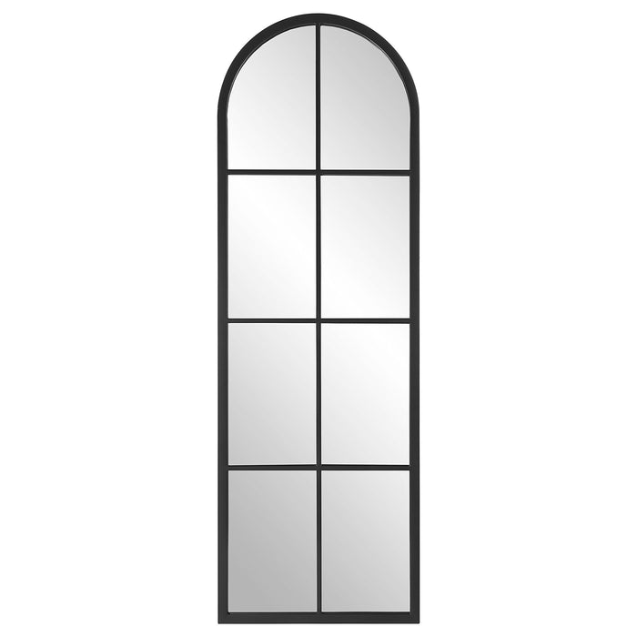 Amiel Arch Window Mirror Black