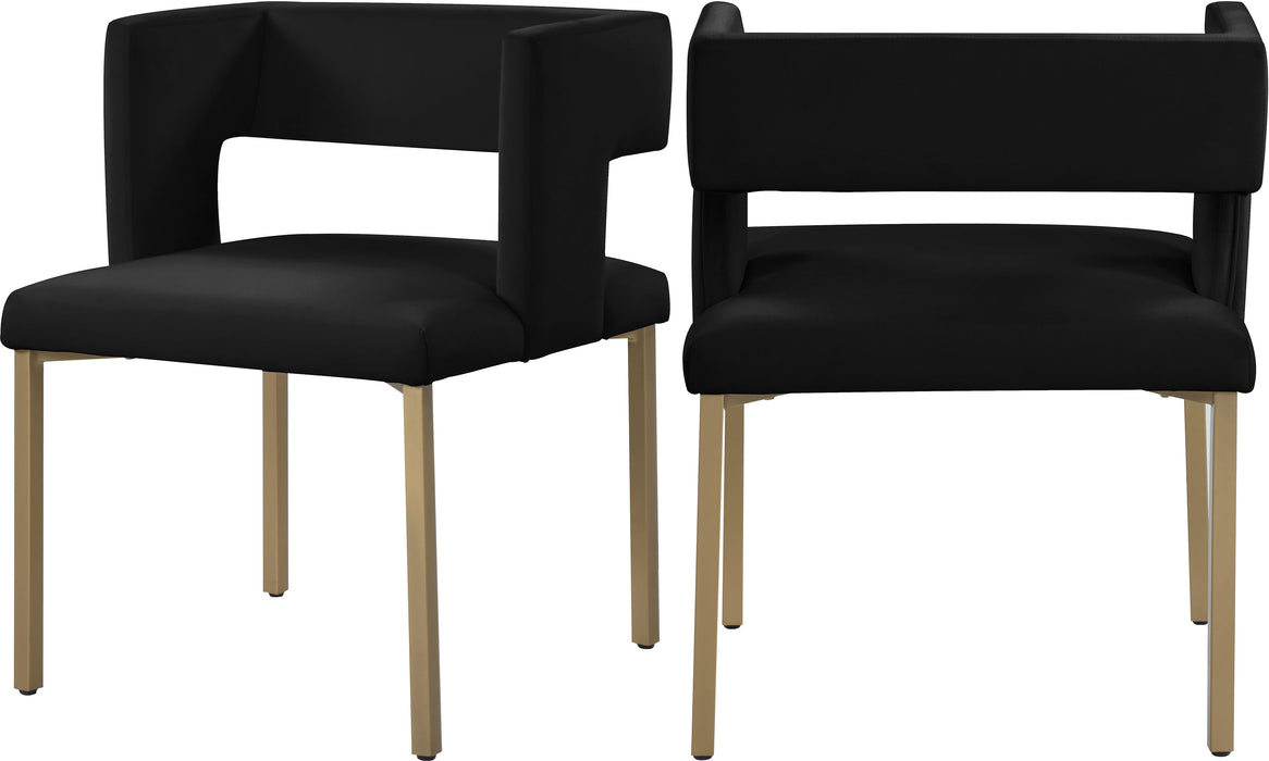 Caleb Velvet Dining Chair - Sterling House Interiors