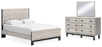 Vessalli Queen Panel Bed, Dresser and Mirror