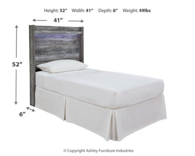 Baystorm Twin Panel Bed Headboard, Dresser, Mirror and Nightstand