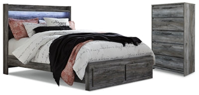 Baystorm Queen Panel Storage Bed with Chest