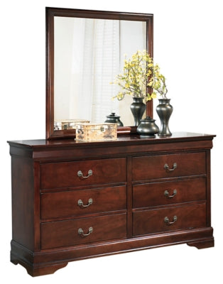 Alisdair California King Sleigh Bed, Dresser and Mirror