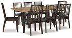 Charterton Dining Table and 8 Chairs