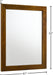 Reed Antique Coffee Mirror - Sterling House Interiors