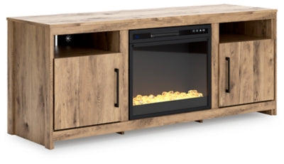 Hyanna 63'' TV Stand with Electric Fireplace