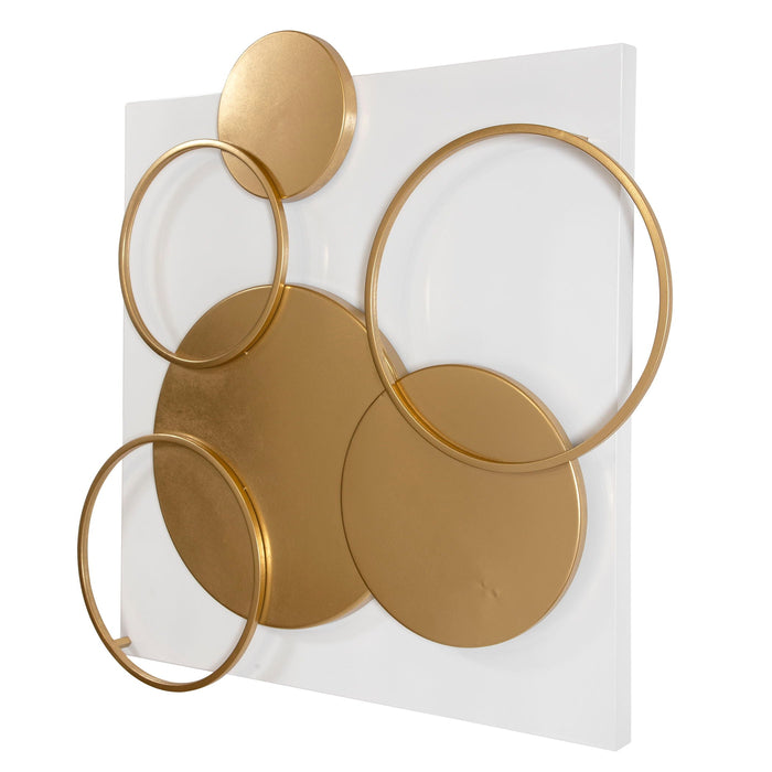Adagio Disk Wall Art Golden