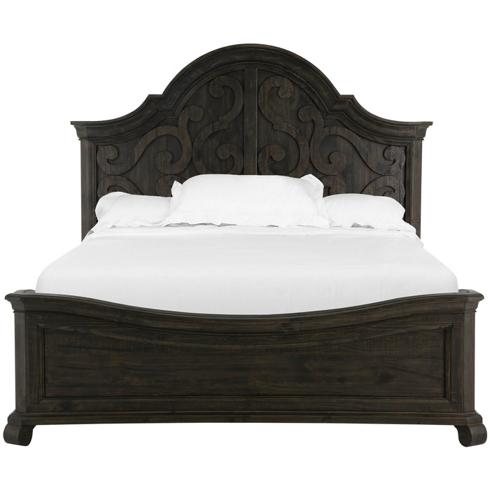 Bellamy Complete King Shaped Panel Bed