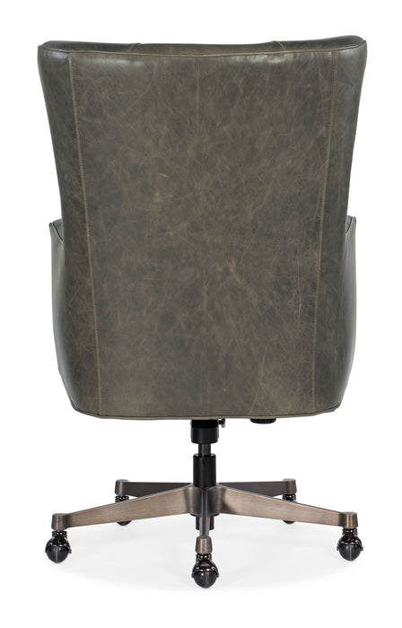 Brinley Executive Swivel Tilt Chair Dark Gray