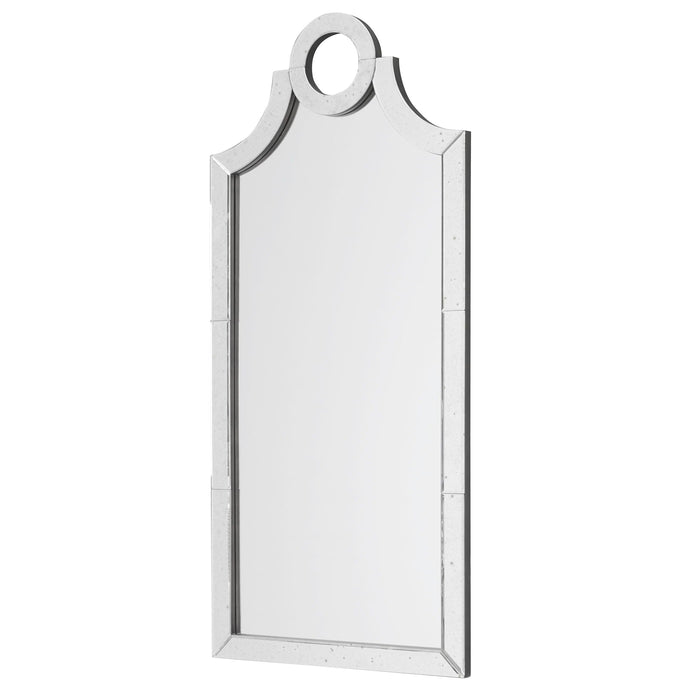 Acacius Arched Mirror Pearl Silver