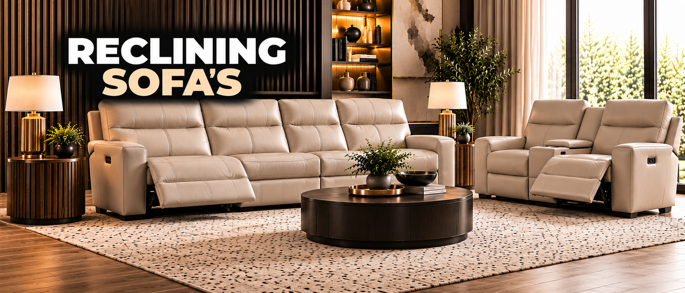 Reclining Sofa's