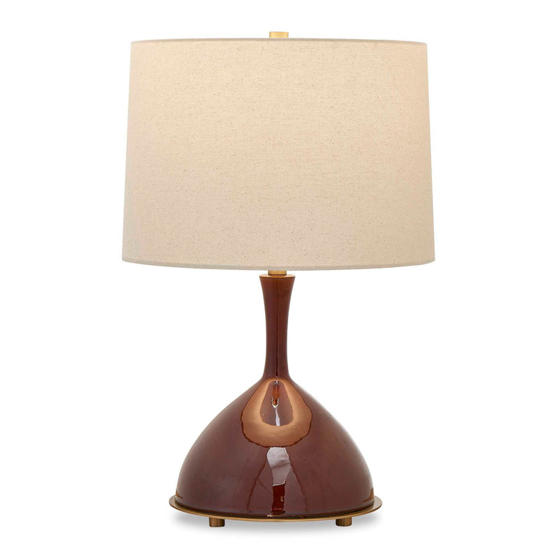 Colette - Table Lamp - Burgundy