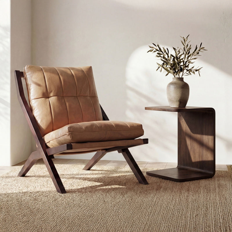 Carrie - Side Table - Dark Brown