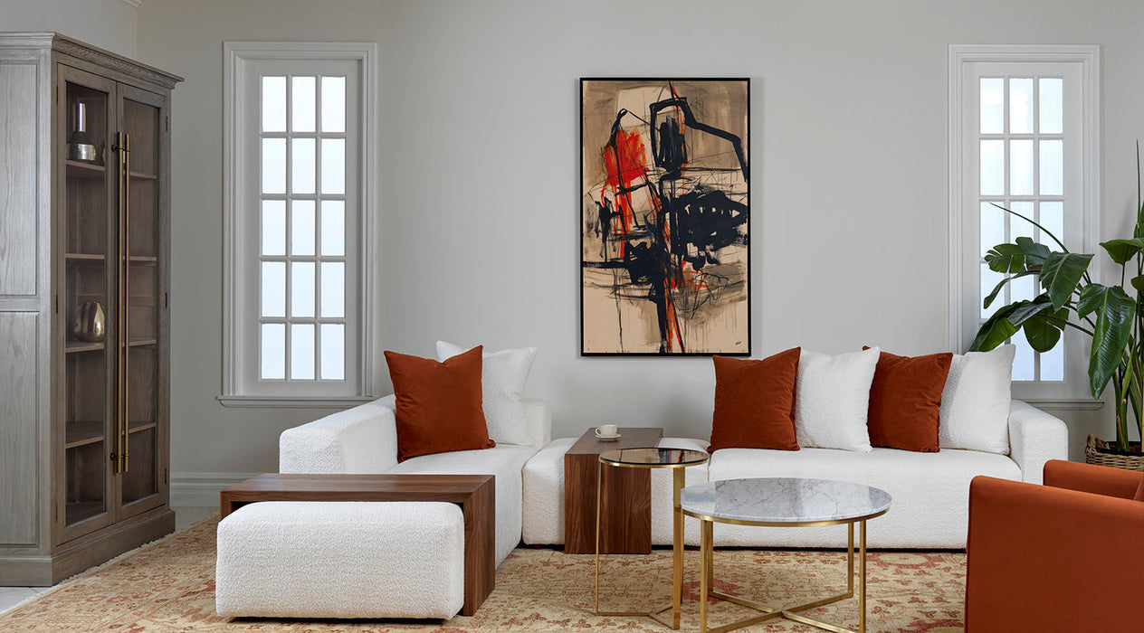 Chloe Washed Grey Cabinet