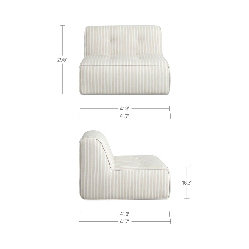 Sunseeker - Outdoor Slipper - Brown Stripe
