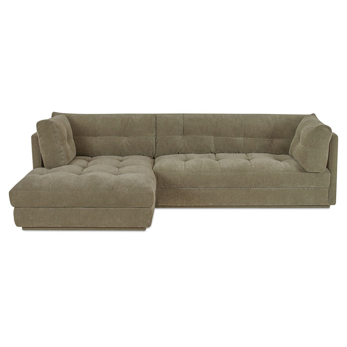 Mischa - Left Sectional - Sage Green