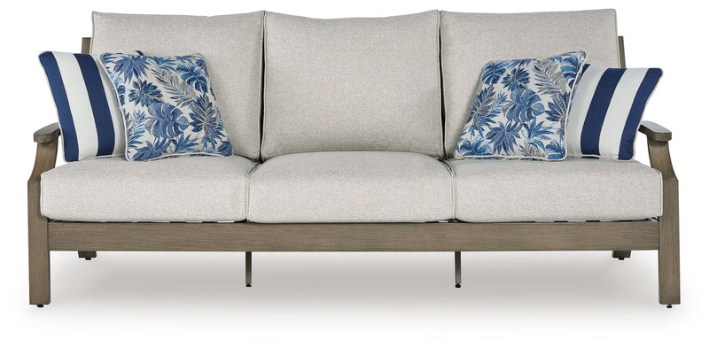 Rainier Ranch - Sofa With Cushion - Brown / Beige