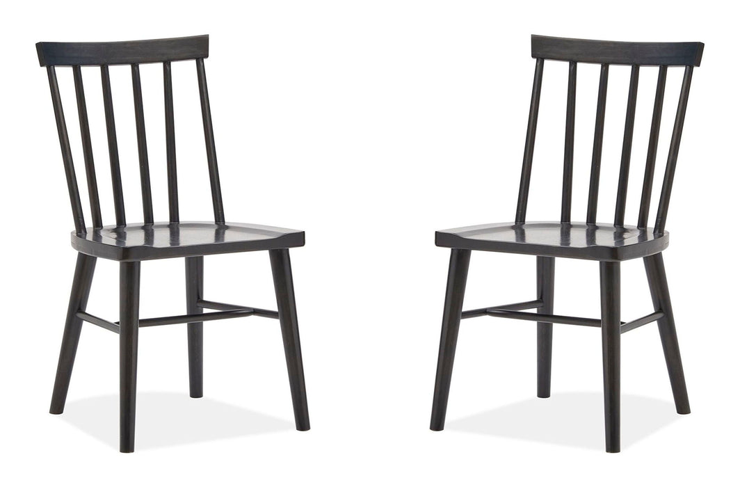 Lindon - Dark Dining Side Chair (Set of 2) - Dark Brown