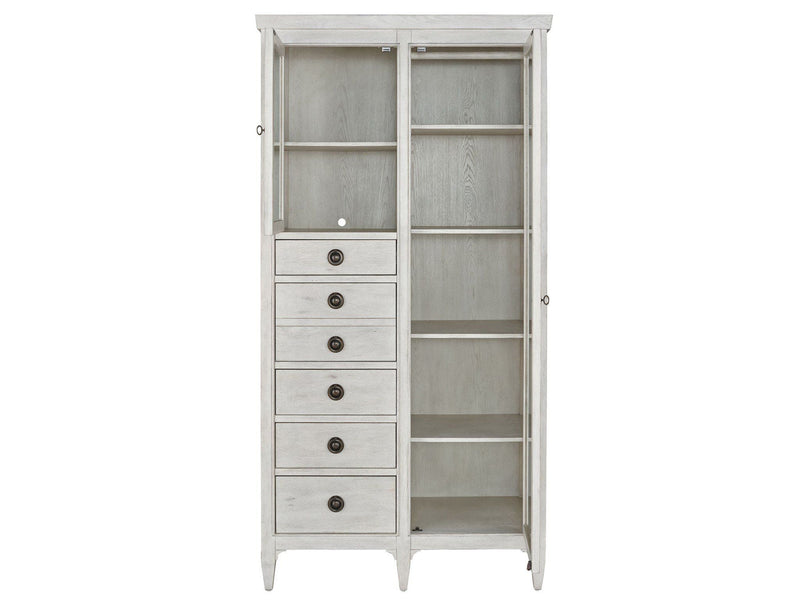 Past Forward Asher Cabinet Pearl Silver