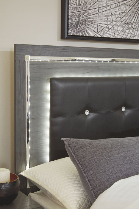 Lodanna Gray Panel Bed