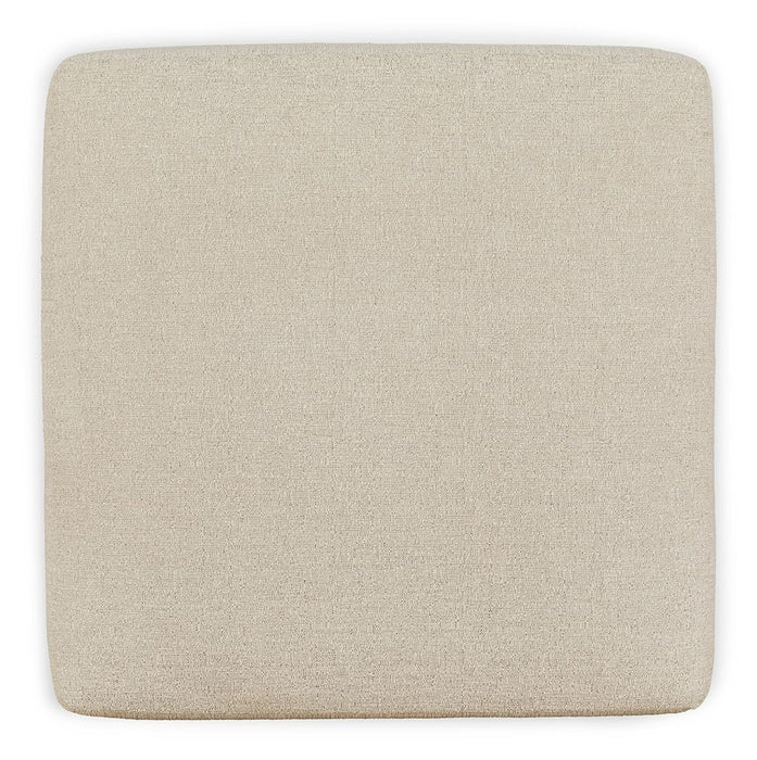 Edenfield Oversized Accent Ottoman - Linen