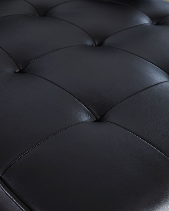 Bryceview - Loveseat - Leather Match - Onyx