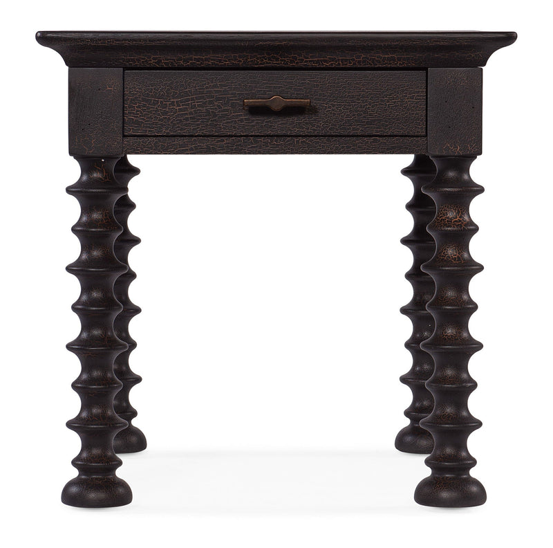 Big Sky - Turned Leg End Table - Black
