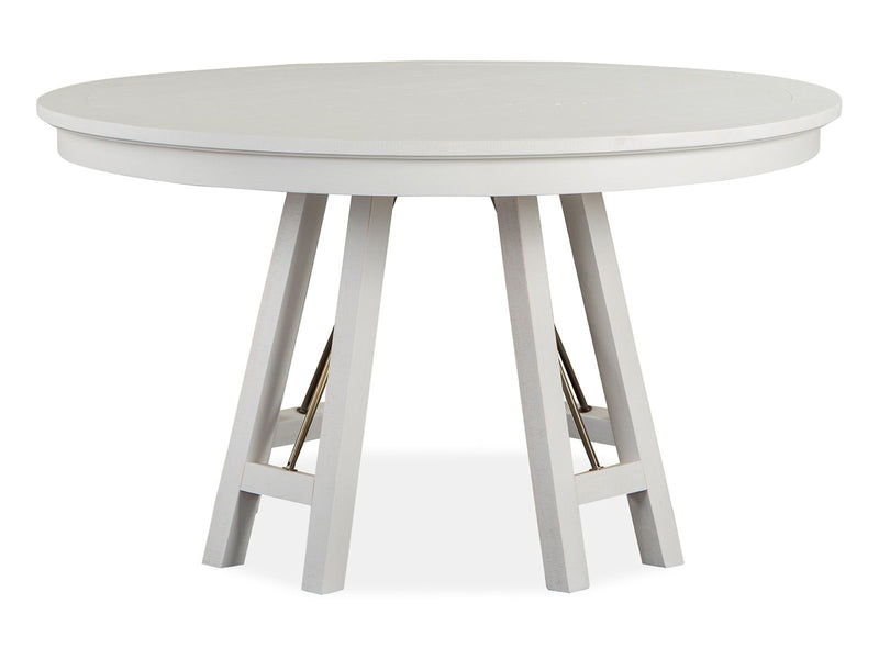 Heron Cove - Round Dining Table - Chalk White